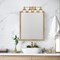 Designers Fountain Dalton 31in 4-Light Brushed Gold Industrial Indoor Vanity Light with Metal Cages D243M-4B-BG - alternate 2